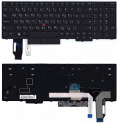 Клавиатура для ноутбука Lenovo ThinkPad E580, черная Клавиатура для ноутбука Lenovo ThinkPad E580, черная