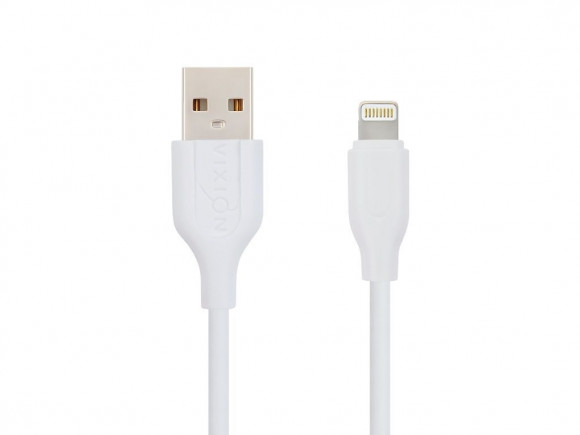 Кабель USB Vixion (K2i) для Apple iPhone Lightning 8-pin (20см), белый