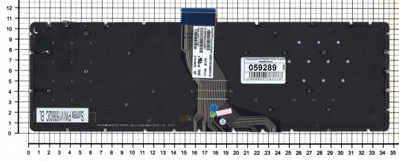 Клавиатура для ноутбука HP Pavilion 15-AB, 15-AB000, 15Z-AB100, серебристая с подсветкой