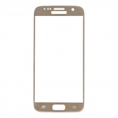 Защитное стекло LP для Samsung Galaxy S7 (G930F) Tempered Glass 0, 33 мм, 2, 5D 9H (золотая рамка)