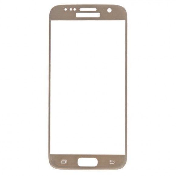Защитное стекло LP для Samsung Galaxy S7 (G930F) Tempered Glass 0, 33 мм, 2, 5D 9H (золотая рамка)