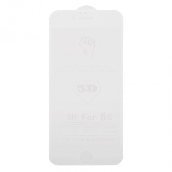 Стекло защитное IS iPhone 6 4,7 5D (белое)