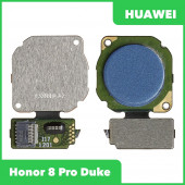 Сканер отпечатка пальца для телефона Huawei Honor 8 Pro (Duke L09), синий