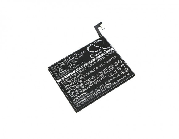Аккумулятор (батарея) CS-MX150SL, BT15 для телефона Meizu M3s, 3.85В, 2800мАч, 10.78Wh