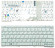 Клавиатура нетбука SAMSUNG NP-NF110, белая Клавиатура нетбука SAMSUNG NP-NF110, белая