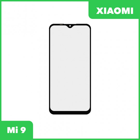 Стекло для переклейки дисплея Xiaomi Mi 9, черный
