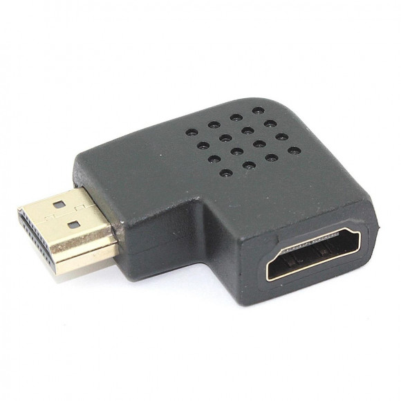 Удлинитель HDMI папа-мама угловой влево