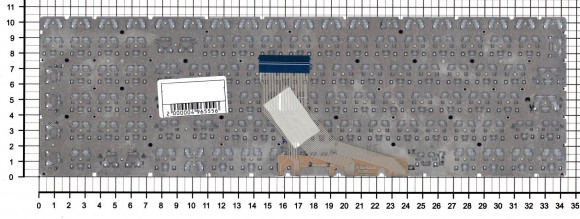 Клавиатура для ноутбука HP 15-DB000, белая