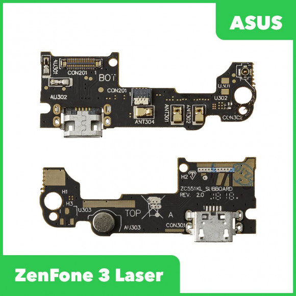 Системный разъем (разъем зарядки) для Asus ZenFone 3 Laser (ZC551KL)