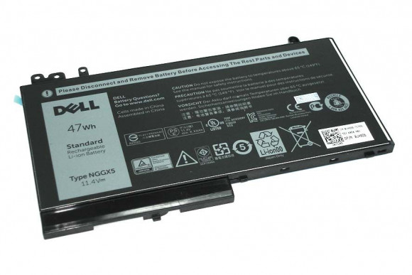 Аккумулятор (батарея) NGGX5 для ноутбука Dell Latitude 12 E5270 11.4B, 47Втч, 4100мАч (оригинал)