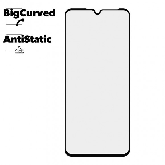 Защитное стекло для Huawei Honor X7a Super max Anti-static big curved glass