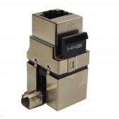 Модуль универсальный BNH, keystone, 1хRJ45, Krone, кат. 5е, экр., 1 шт, цвет: чёрный, (B302.1-5E-NB180) Модуль универсальный BNH, keystone, 1хRJ45, Krone, кат. 5е, экр., 1 шт, цвет: чёрный, (B302.1-5E-NB180)