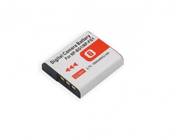 Аккумулятор для камеры Sony (NP-BG1, NP-FG1) CyberShot DSC-W30, W35, W50, W55, W70, W80, WX1, WX10 (1800mAh), OEM