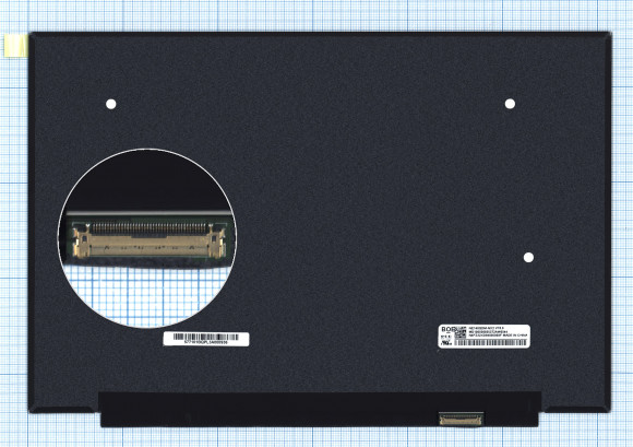 Матрица NE140QDM-NX2, 14", 2560x1600 (WQXGA), 40pin, LED, матовая, без креплений Матрица NE140QDM-NX2, 14", 2560x1600 (WQXGA), 40pin, LED, матовая, без креплений
