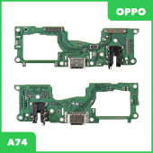 Системный разъем (разъем зарядки) для Oppo A74 c микрофоном Системный разъем (разъем зарядки) для Oppo A74 c микрофоном