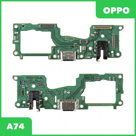 Системный разъем (разъем зарядки) для Oppo A74 c микрофоном