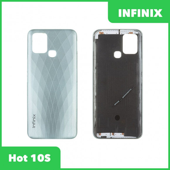 Задняя крышка для Infinix Hot 10S (X689D) (белый)