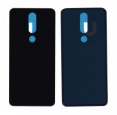 Задняя крышка корпуса для Nokia 5.1 Plus, черная Задняя крышка корпуса для Nokia 5.1 Plus, черная