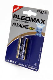 Батарейка (элемент питания) PleoMax LR03 BL2, 1 штука Батарейка (элемент питания) PleoMax LR03 BL2, 1 штука