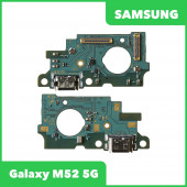 Системный разъем (разъем зарядки) для Samsung Galaxy M52 5G SM-M526, микрофон Системный разъем (разъем зарядки) для Samsung Galaxy M52 5G SM-M526, микрофон