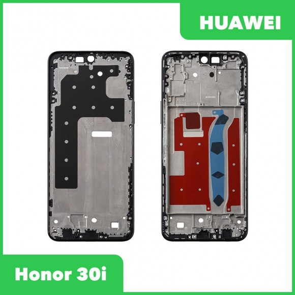 Рамка дисплея (средняя часть) Huawei Honor 30i (черный)