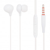 Гарнитура "LP" Candy вставная 3.5 мм. с микрофоном (белая/коробка)