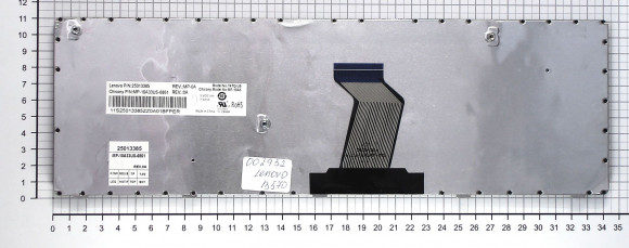Клавиатура для ноутбука Lenovo IdeaPad B570, B580, B590, V570, V580, Z570, Z575, черная (NSK-B5ASW) Клавиатура для ноутбука Lenovo IdeaPad B570, B580, B590, V570, V580, Z570, Z575, черная (NSK-B5ASW)