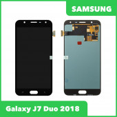 LCD дисплей для Samsung Galaxy J7 Duo 2018 SM-J720 в сборе с тачскрином (OLED), черный