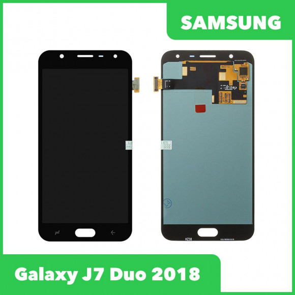 LCD дисплей для Samsung Galaxy J7 Duo 2018 SM-J720 в сборе с тачскрином (OLED), черный