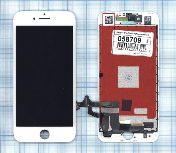 Дисплей для Apple iPhone 7 в сборе с тачскрином (Tianma), белый Дисплей для Apple iPhone 7 в сборе с тачскрином (Tianma), белый