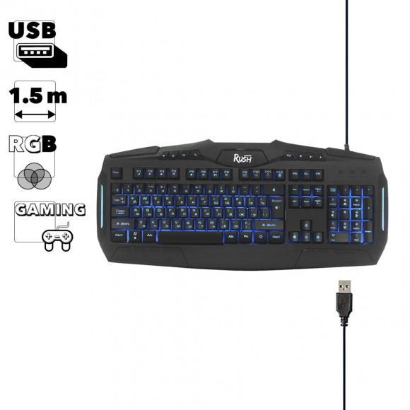 Клавиатура игровая SmartBuy RUSH Savage 311 USB, черная (SBK-311G-K)