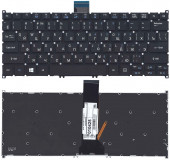 Клавиатура для ноутбука Acer Aspire V5-122P, черная с подсветкой Клавиатура для ноутбука Acer Aspire V5-122P, черная с подсветкой