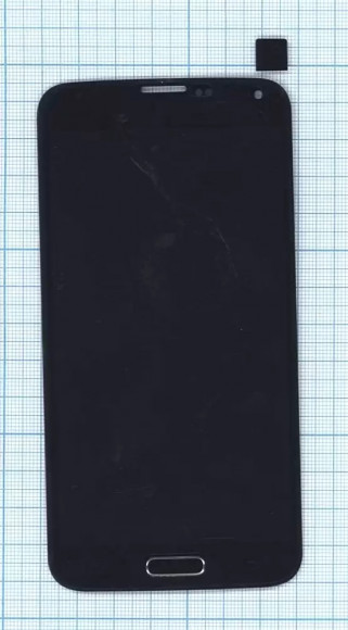 Дисплей для Samsung Galaxy S5 SM-G900H черный с кнопкой home