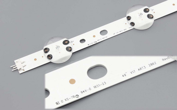 LED подсветка R1: 49" V17 ART3 2862 REV0.2 V1749R1