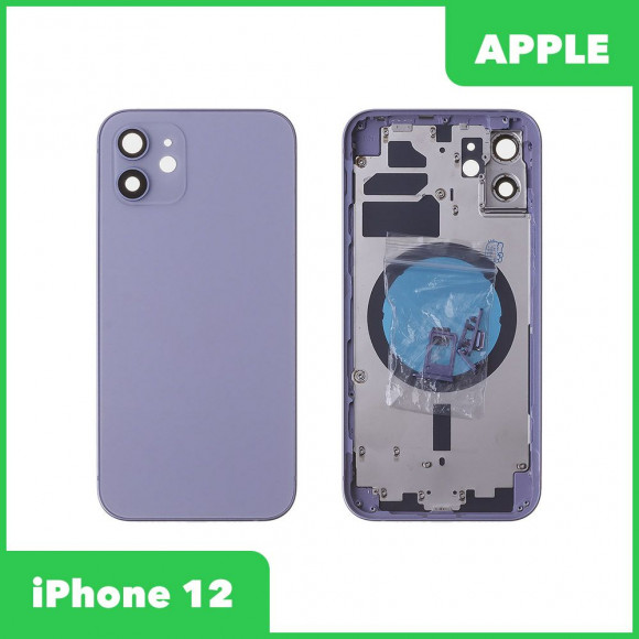 Корпус для Apple iPhone 12 (фиолетовый)