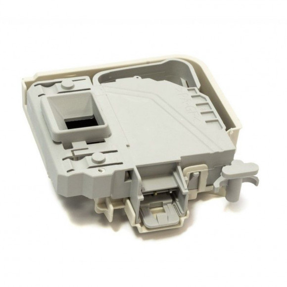 Замок люка (УБЛ) Bosch, 3 контакта, мини клеммы, белое, код 613070