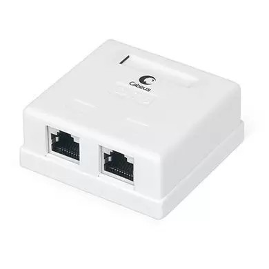 Розетка компьютерная RJ-45(8P8C) Cabeus WS-8P8C-Cat.6-SH-2
