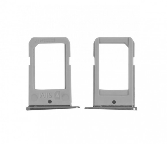 Держатель (лоток) SIM-карты для Samsung Galaxy S6 Edge (G925F), черный