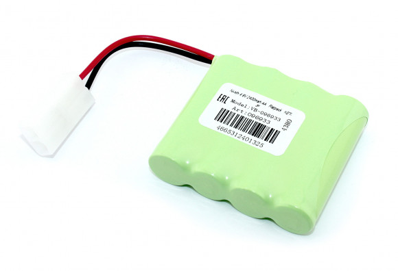 Аккумулятор Ni-Mh 4.8V 2400 mAh AA Flatpack разъем KET-2P