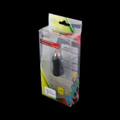 Автомобильное зарядное устройство "LP" с USB выходом 1А (черный, коробка) Автомобильное зарядное устройство "LP" с USB выходом 1А (черный, коробка)