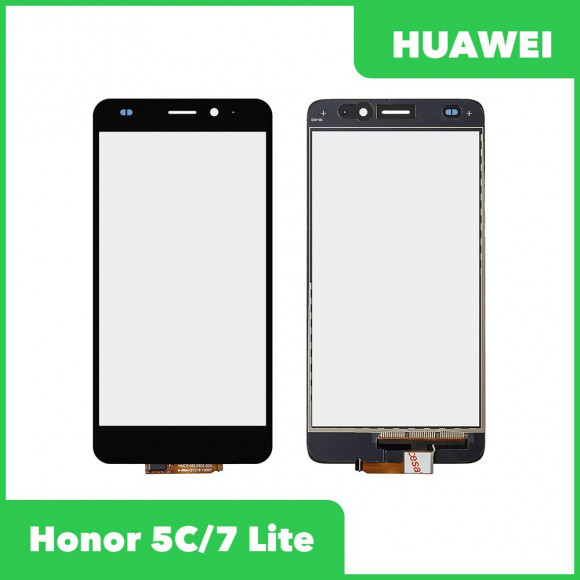 Сенсорное стекло (тачскрин) для Huawei Honor 5C (NEM-L51), Honor 7 Lite, черный