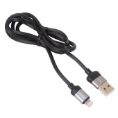 Кабель USB BOROFONE BX28 Dignity USB - Lightning, 2.4А, 1 м, серый металлик Кабель USB BOROFONE BX28 Dignity USB - Lightning, 2.4А, 1 м, серый металлик