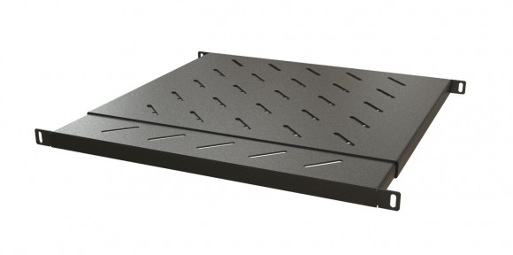 TSD3L-0.5U-405/700-RAL9005 Полка c 19'' креплением, раздвижная, 0.5U, с регулируемой глубиной установки от 405 мм до 700 мм, нагрузка до 60 Hyperline