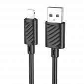Кабель USB HOCO (X88) для iPhone Lightning 8 pin (1м) (черный)
