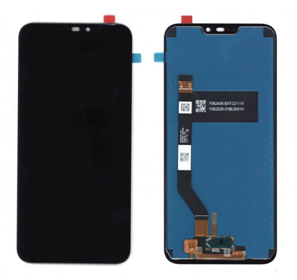 Дисплей для Honor 8C в сборе с тачскрином, черный