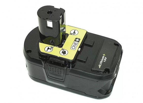 Аккумулятор для электроинструмента Ryobi (p/n: P104, P103, RB18L50), 5Ah 18В, Li-ion