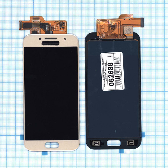 Дисплей для Samsung Galaxy A3 (2017) SM-A320F TFT золотой