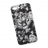 Защитная крышка для Apple iPhone 8 Plus, 7 Plus "KUtiS" Monochrome AK-1 Тигр (черная с белым)