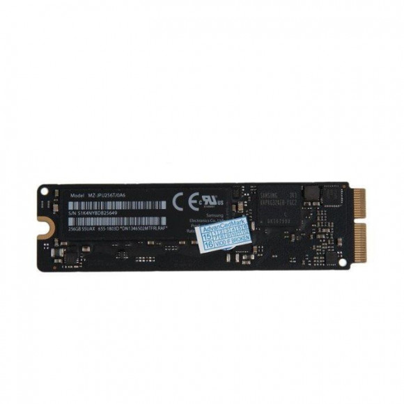Твердотельный накопитель SSD 256GB Samsung MZ-JPU256T для ноутбука MacBook Air 11 13 A1465, A1466 MacBook Pro 13 15 Retina A1398, A1502 Late 2013 - Mi