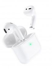 Наушники HOCO EW03 Plus беспроводные с док станцией TWS, Bluetooth 5.0 белый